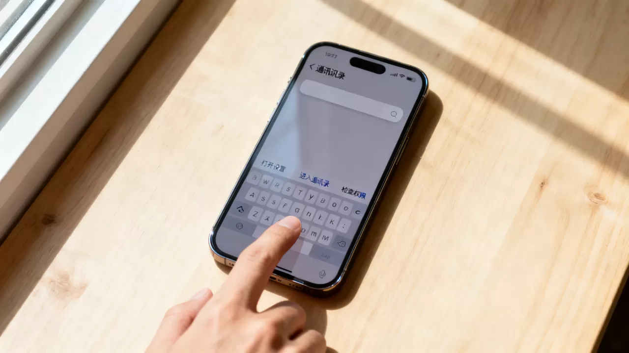 iphone通讯录无法搜索怎么办，iphone通讯录搜索不到人