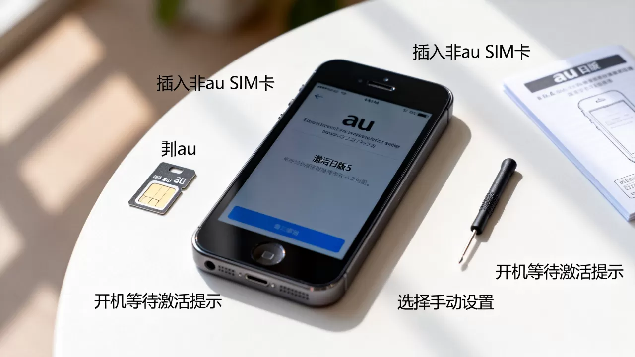 au日版iPhone5怎么解锁？au日版iPhone5解锁教程
