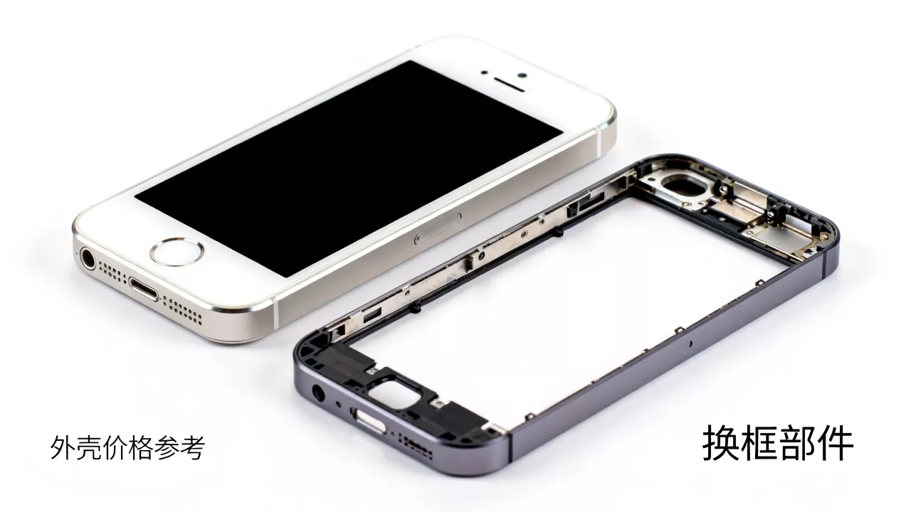 iphone5s换框多少钱，iphone5s换外壳