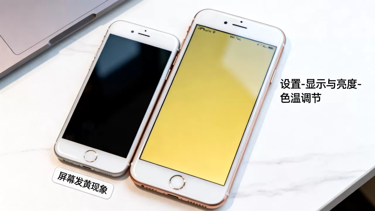 iphone7plus黄屏幕怎么回事？iPhone7plus屏幕发黄怎么解决