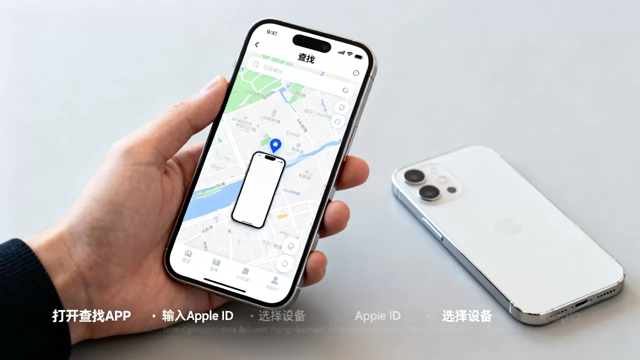 iphone怎么定位别人的手机，查找iphone手机位置