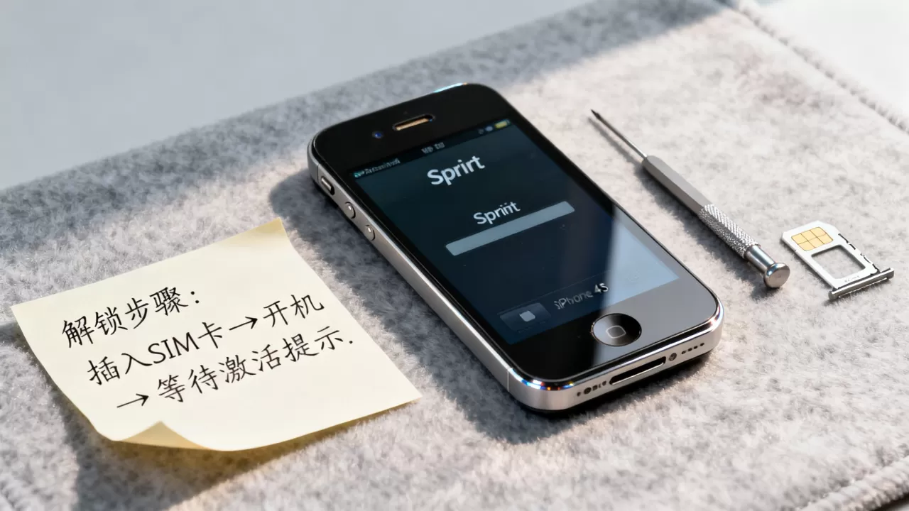 sprint iphone4s 解锁，sprint iphone4s 解锁教程