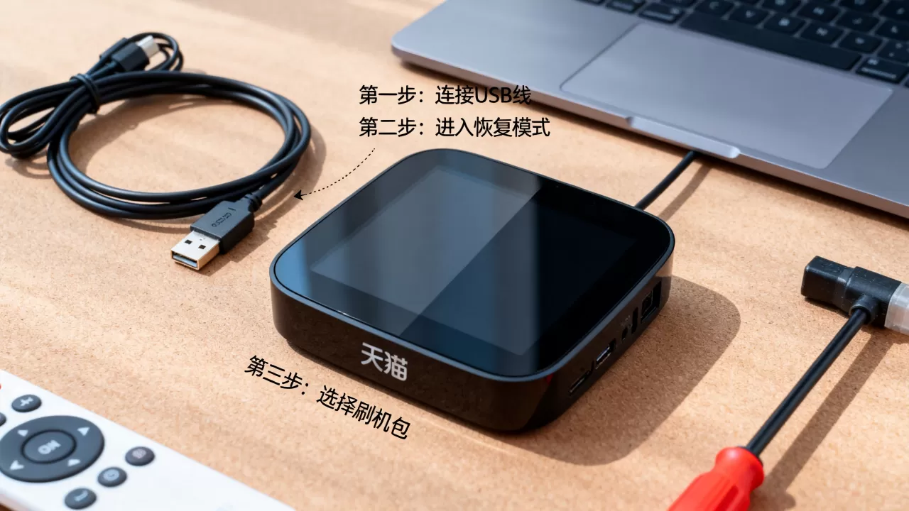 天猫魔盒黑屏刷机教程，天猫魔盒黑屏怎么解决