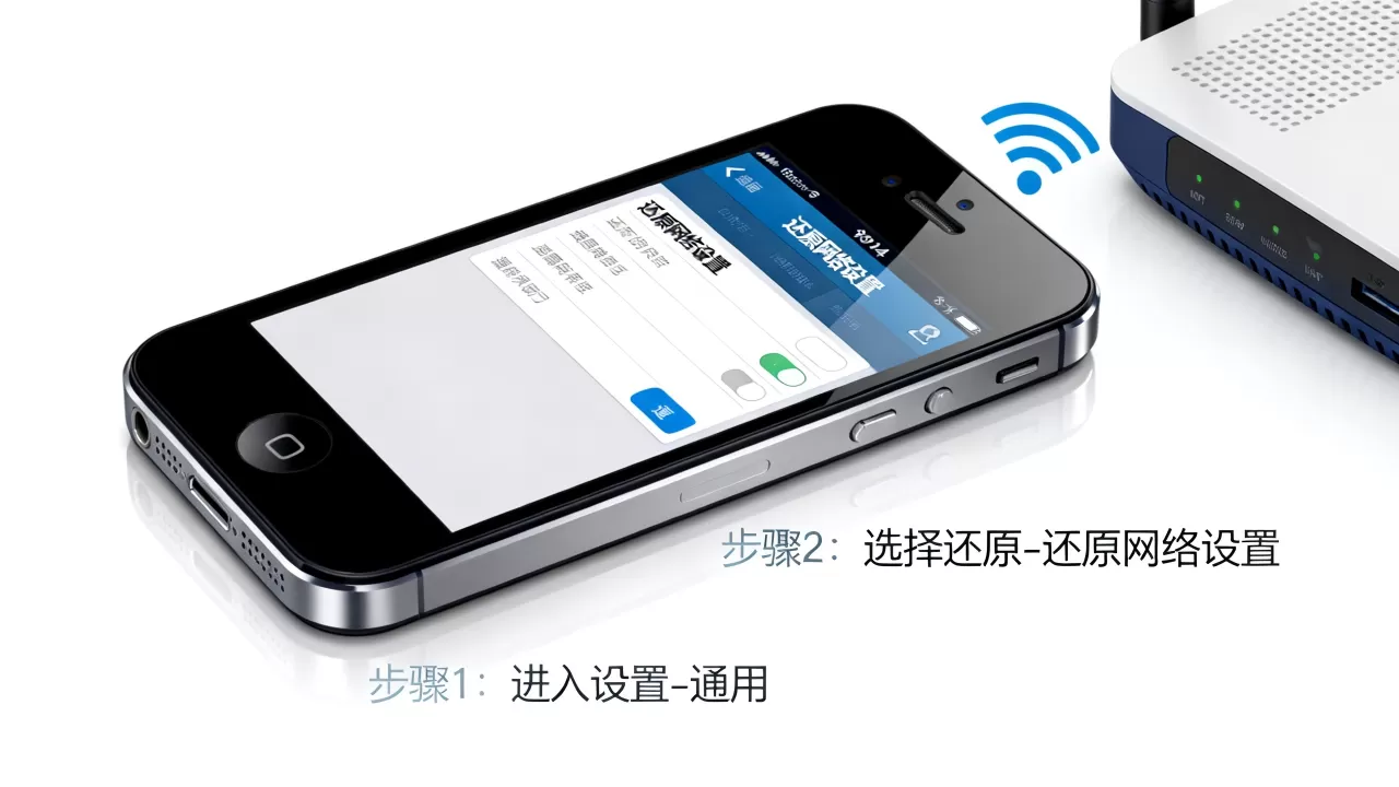 iphone4还原网络设置，iphone4还原网络设置后wifi连不上怎么办