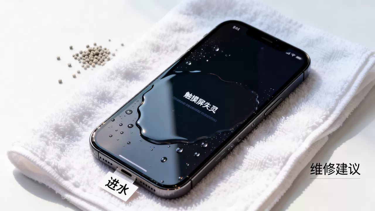 iphone进水触摸屏失灵怎么办，iphone进水维修