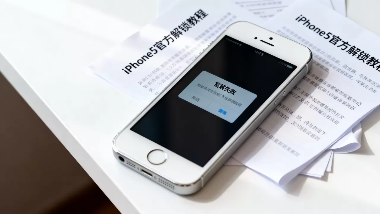 au iphone5官解失败怎么办，iphone5官方解锁教程