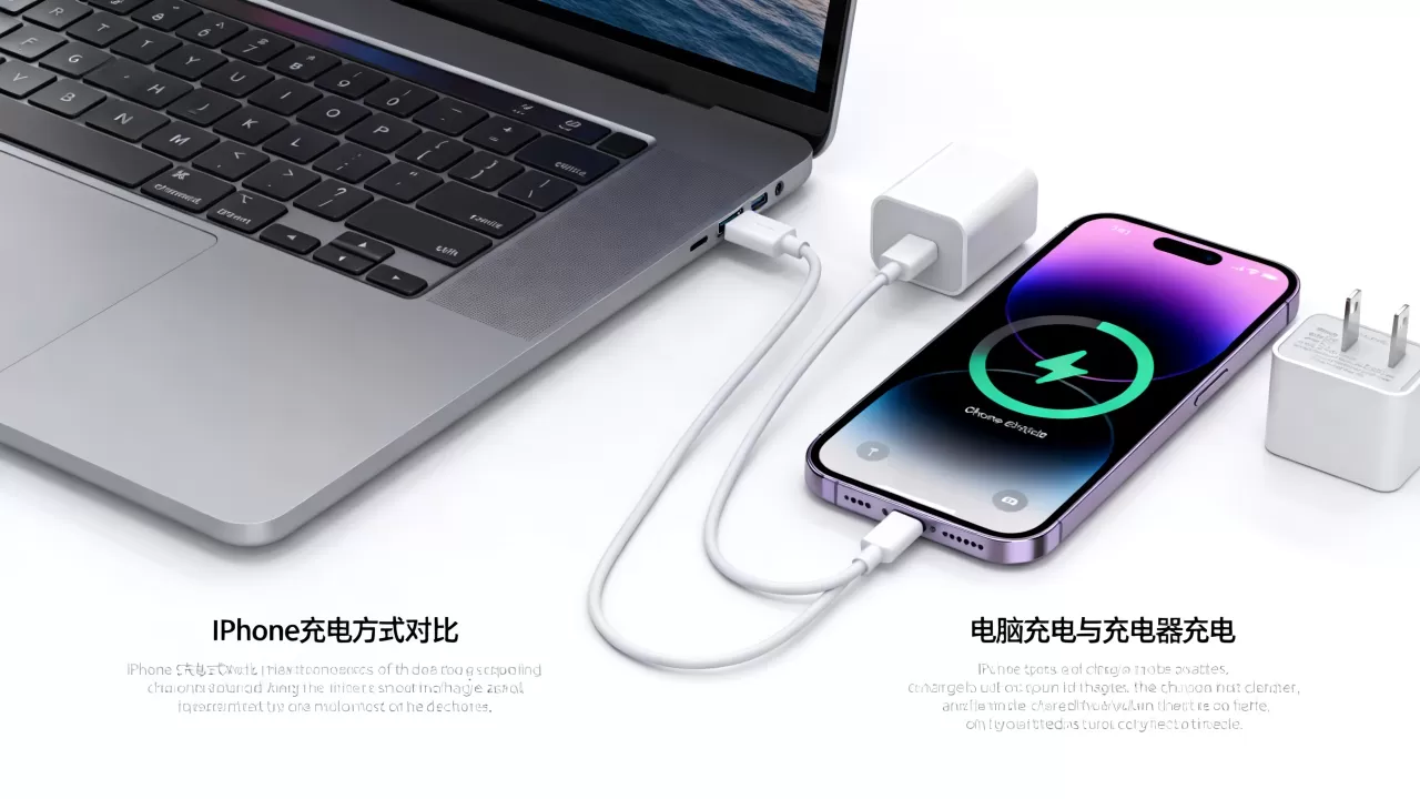 iphone只能用电脑充电吗，iphone充电慢