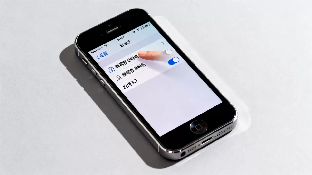 日版iphone5上网设置教程，iphone5怎么设置3g网络