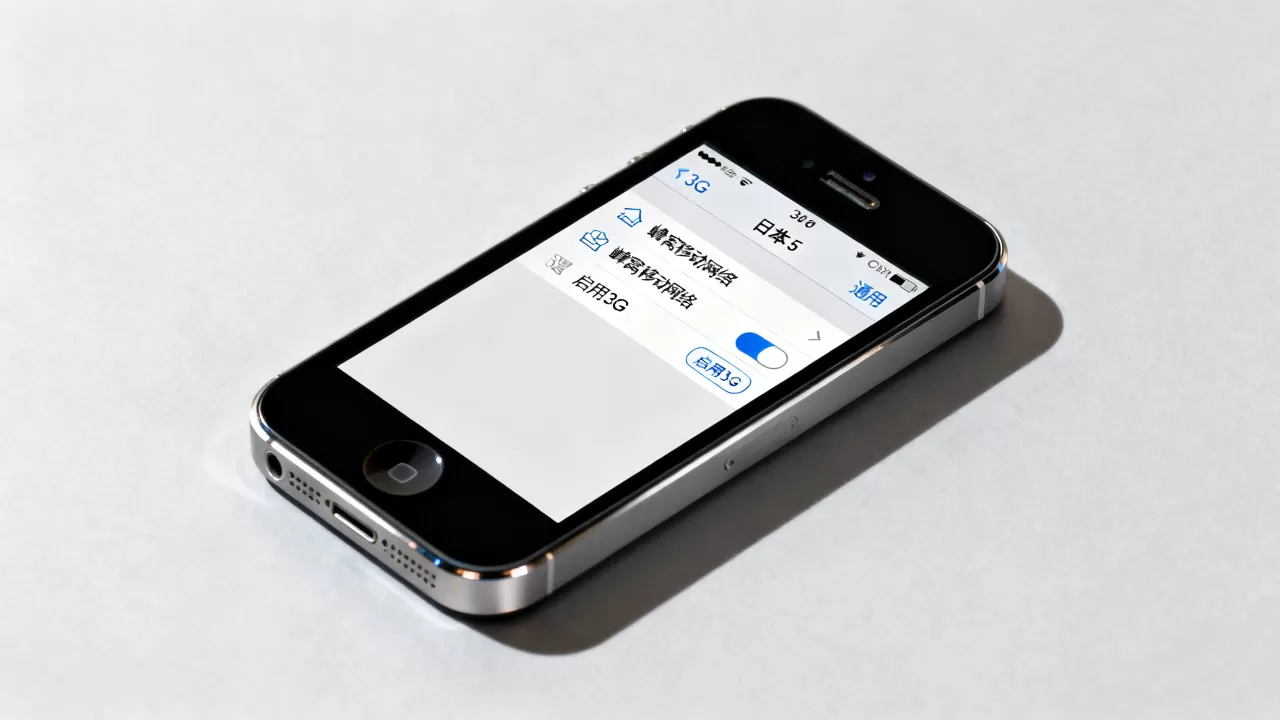 日版iphone5上网设置教程，iphone5怎么设置3g网络