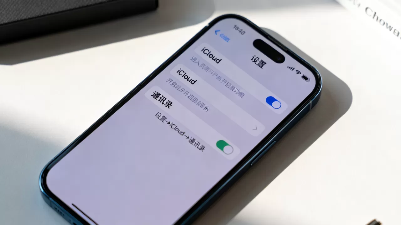 iphone备份通讯录icloud，iphone怎么备份通讯录到icloud