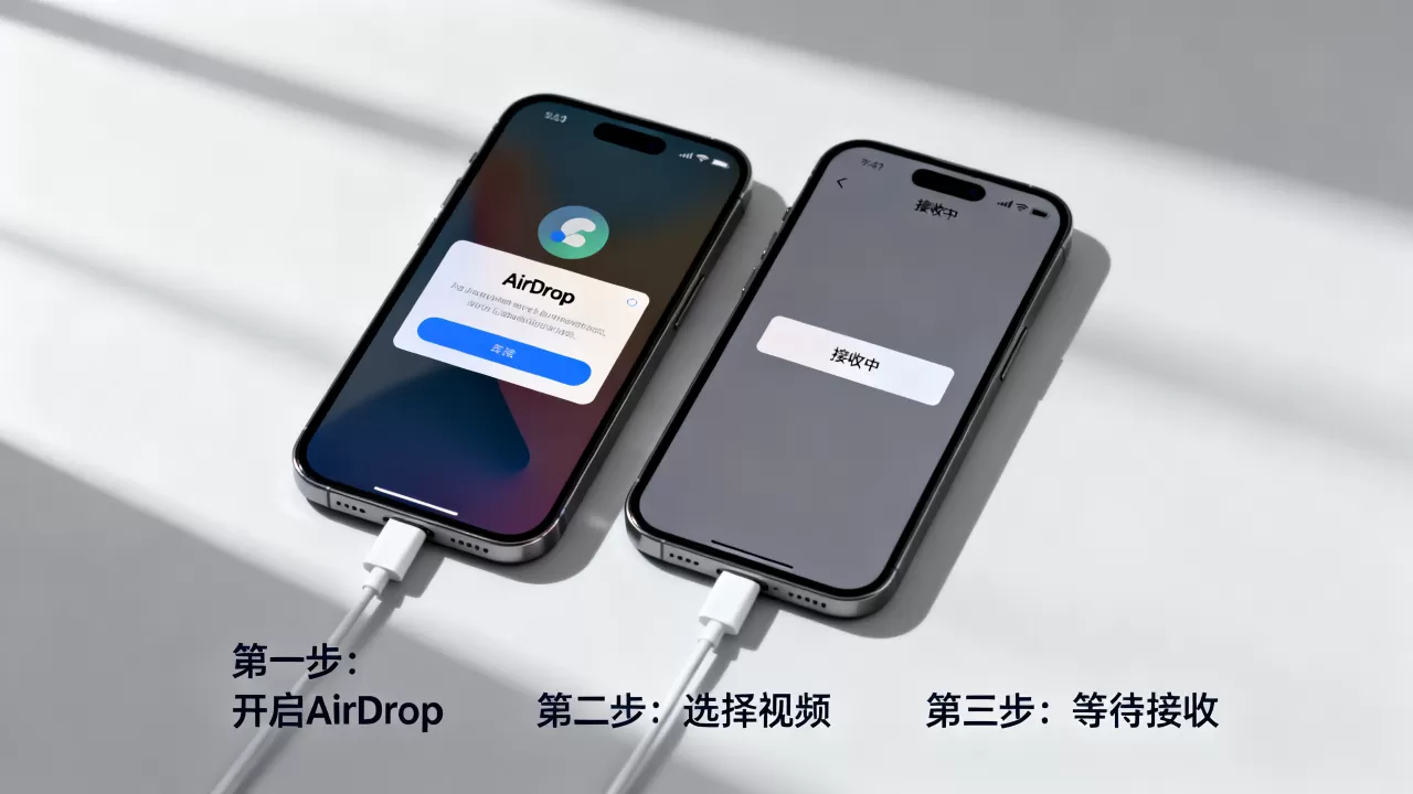 iphone怎么传视频到手机，iphone传视频到另一部手机