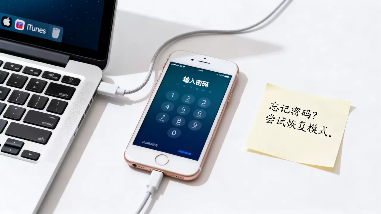 iphone6解锁密码忘记，iphone6忘记锁屏密码怎么解锁