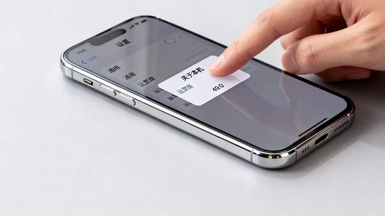 iphone怎么升级运营商，iphone升级运营商方法