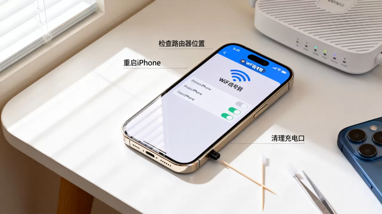 iPhone WiFi断断续续连不上怎么办？iPhone WiFi信号弱解决办法