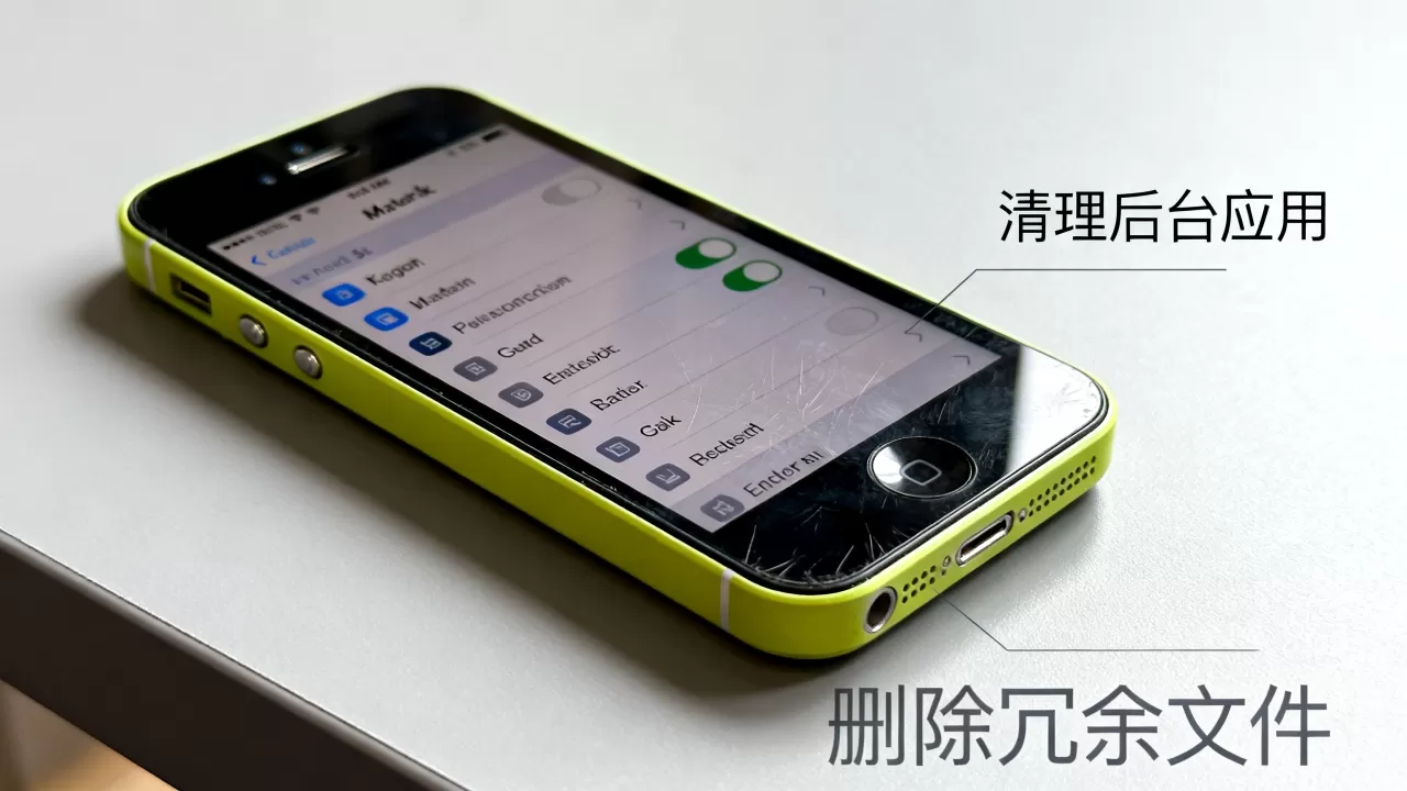 iPhone5c卡顿怎么办，iPhone5c卡顿解决方法