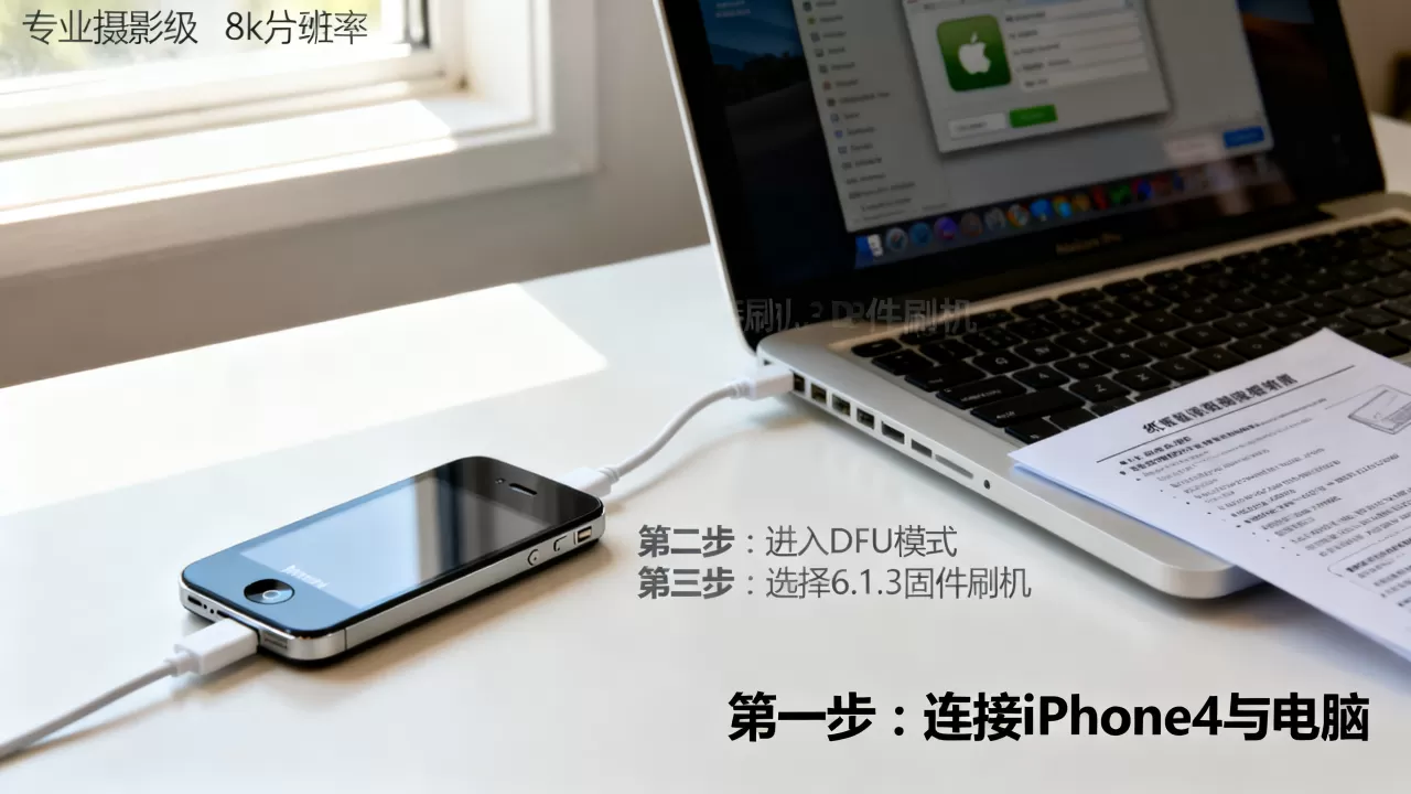 iphone4刷机6.1.3失败怎么办？苹果4刷机教程及系统升级方法