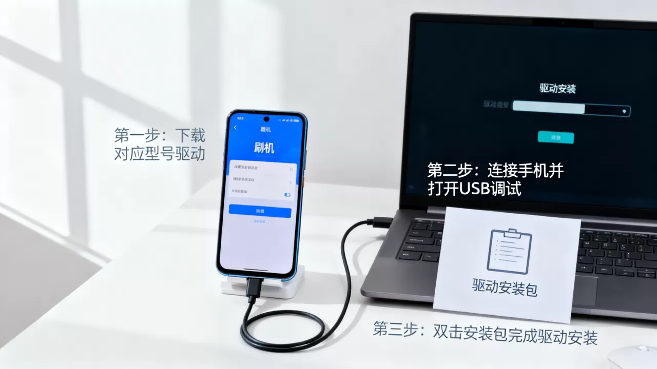 手机刷机驱动怎么安装，手机刷机驱动安装教程