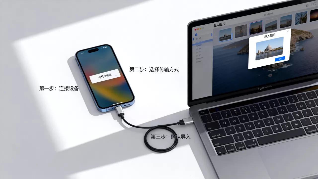 如何将图片导入iphone，iphone怎么导入照片