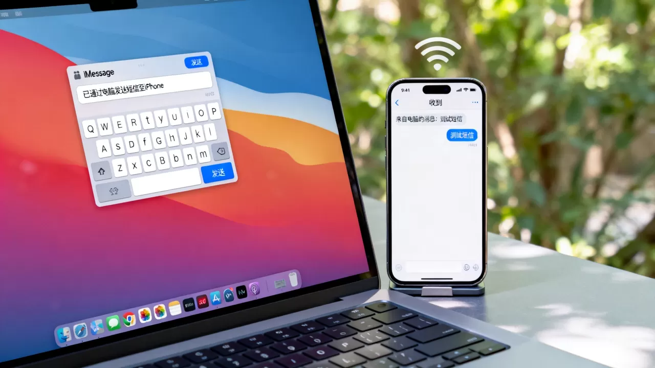 iPhone在电脑上发短信，如何在电脑端给iPhone发短信