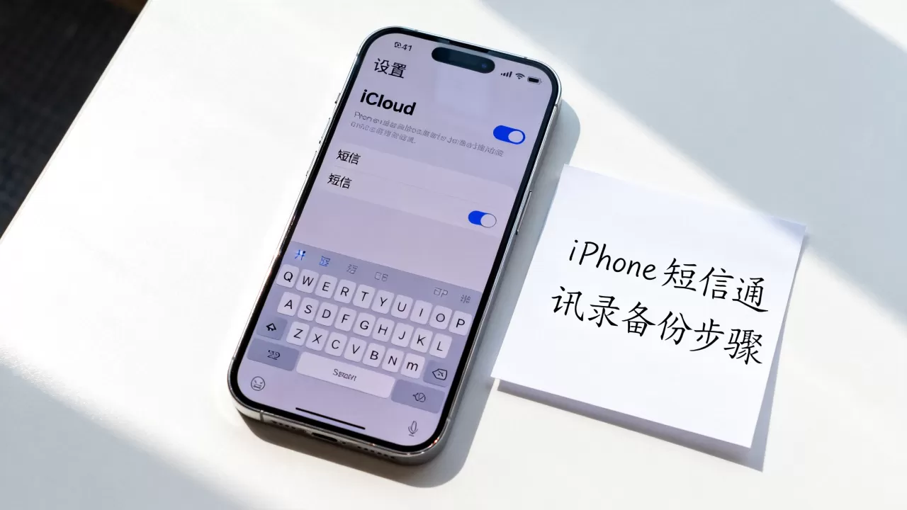 iPhone备份短信通讯录，苹果手机备份短信通讯录怎么操作