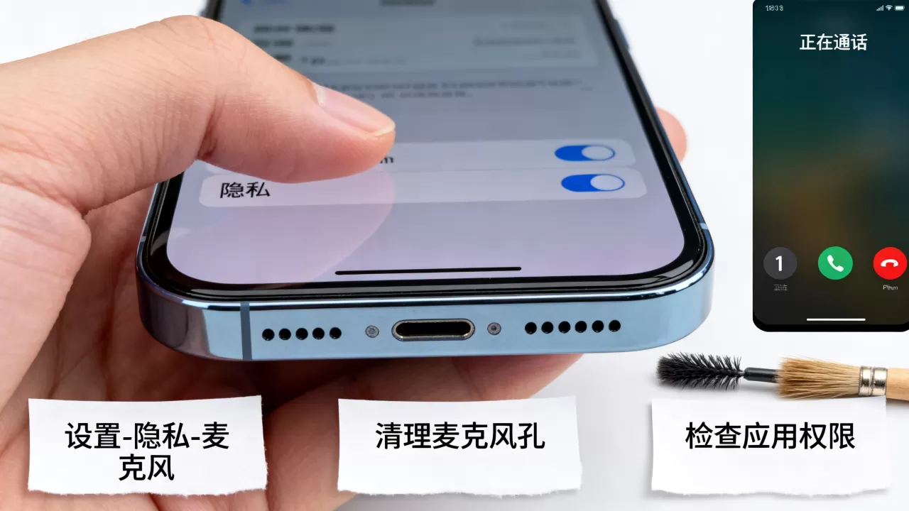 iphone麦克风设置在哪，iphone麦克风没声音怎么办
