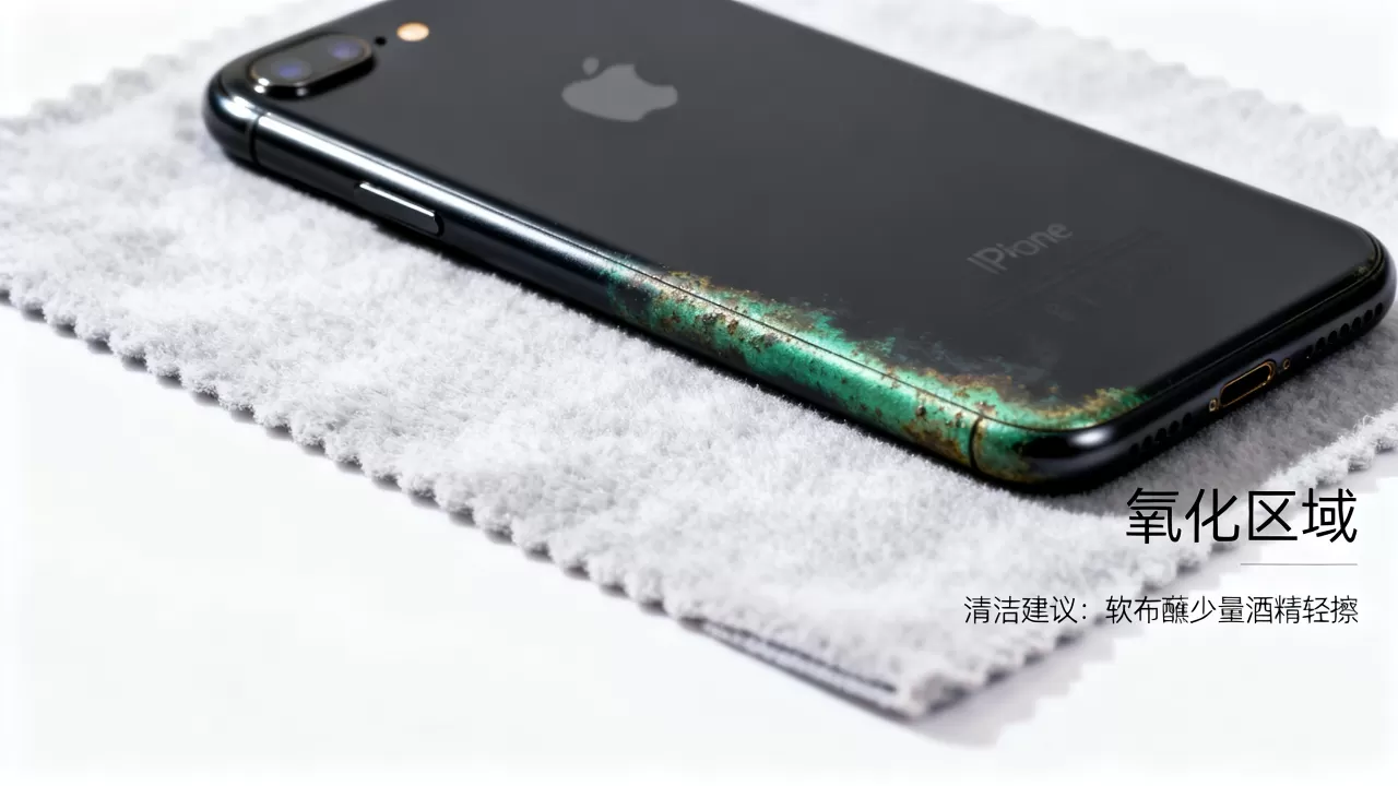 iPhone7亮黑色氧化变绿怎么办，iPhone7亮黑色氧化