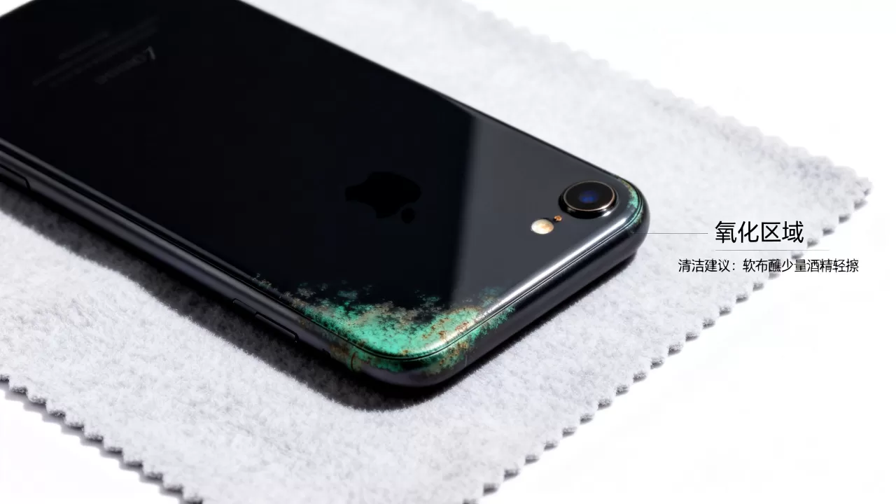 iPhone7亮黑色氧化变绿怎么办，iPhone7亮黑色氧化