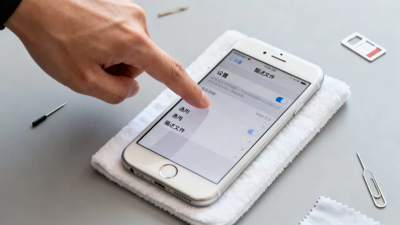 iphone6没有描述文件怎么办，iphone6描述文件配置教程