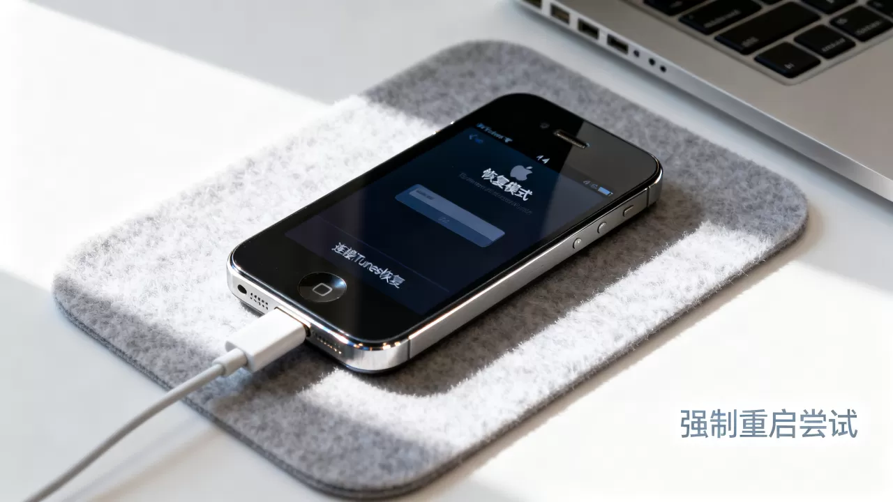 iphone4无限恢复模式怎么解决，iphone4无限恢复模式