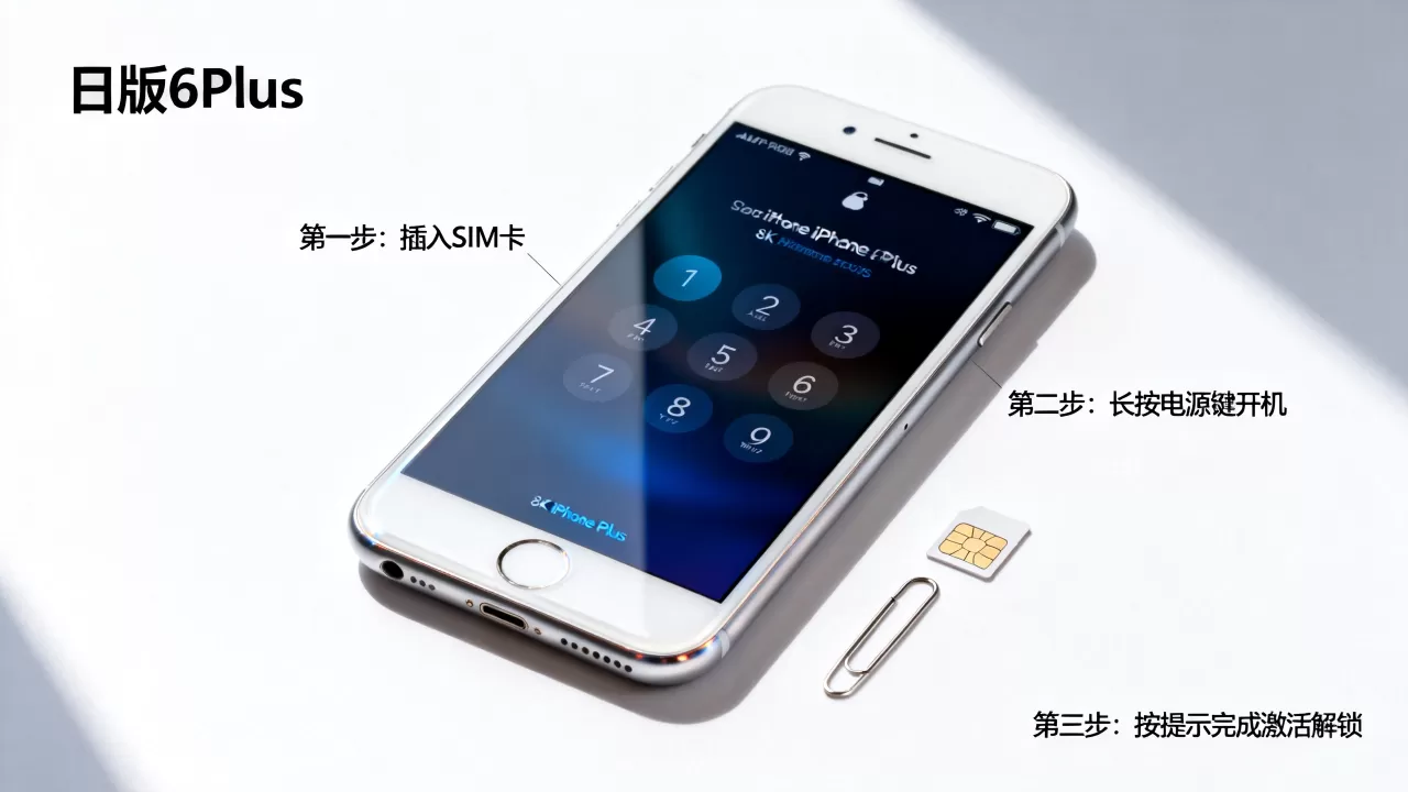 日版iphone6 plus怎么解锁，iphone6 plus解锁教程