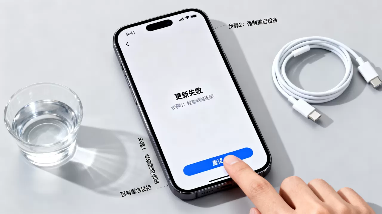 iphone更新失败怎么办，苹果手机系统更新卡住解决方法