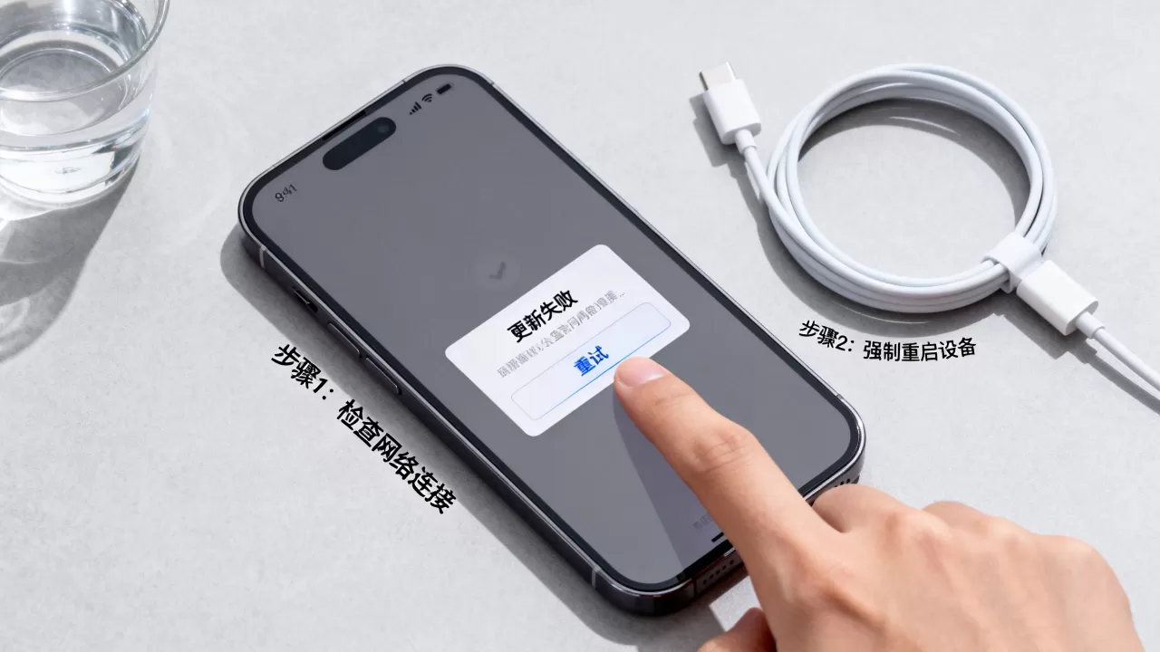 iphone更新失败怎么办，苹果手机系统更新卡住解决方法