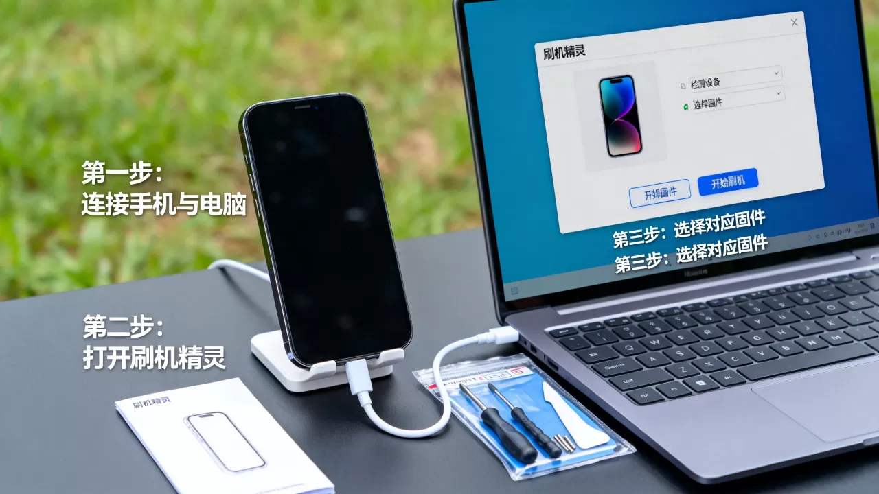 刷机精灵怎么救砖，手机变砖了怎么修复