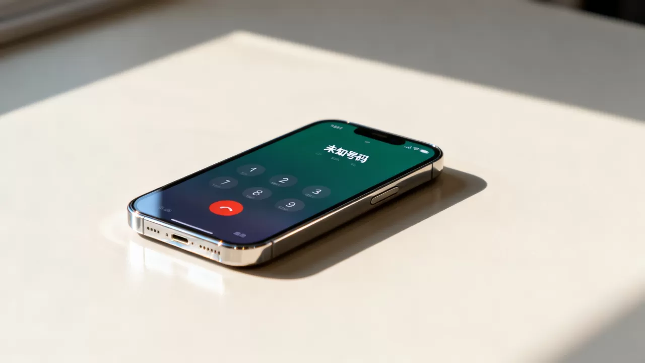 iphone 打电话不显示号码