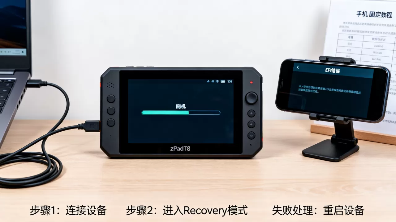 zpad t8刷机教程，zpad t8刷机失败怎么办