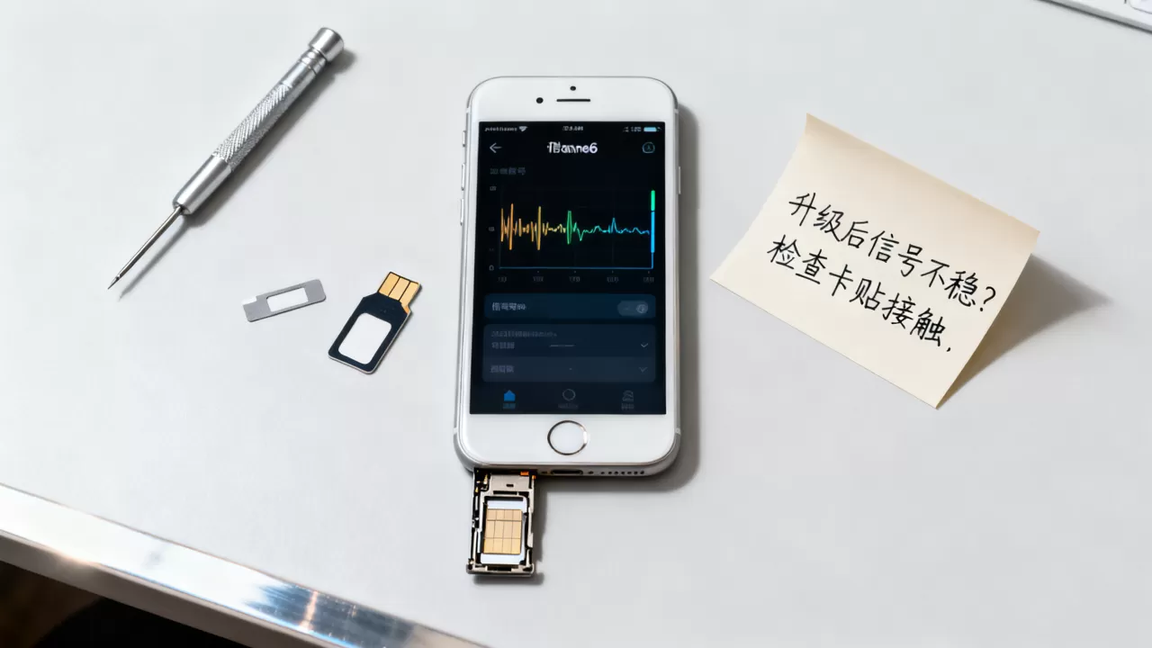 iphone6卡贴升级，iphone6卡贴升级后信号不稳定怎么办