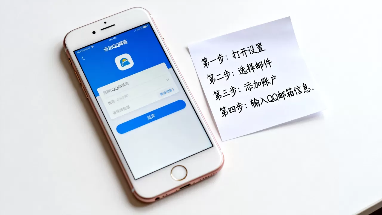 iphone6怎么添加qq邮箱，iphone6添加qq邮箱