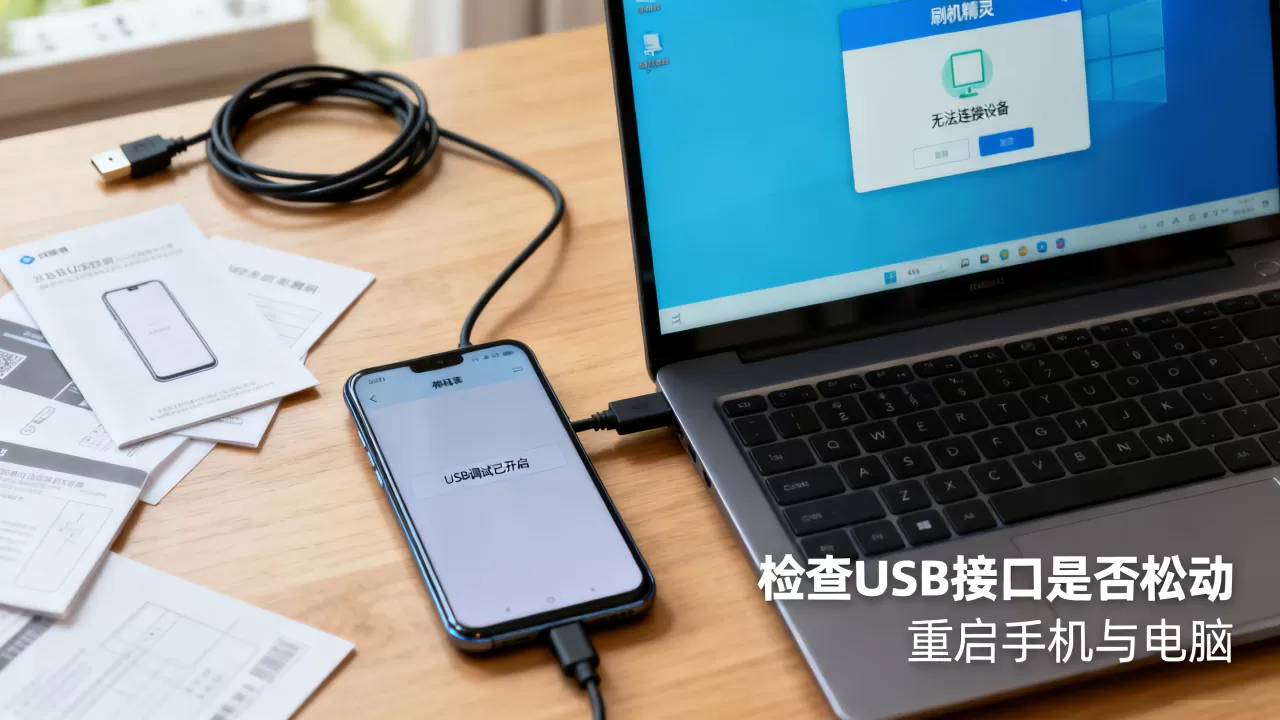 刷机精灵用不了怎么办，刷机精灵无法连接手机