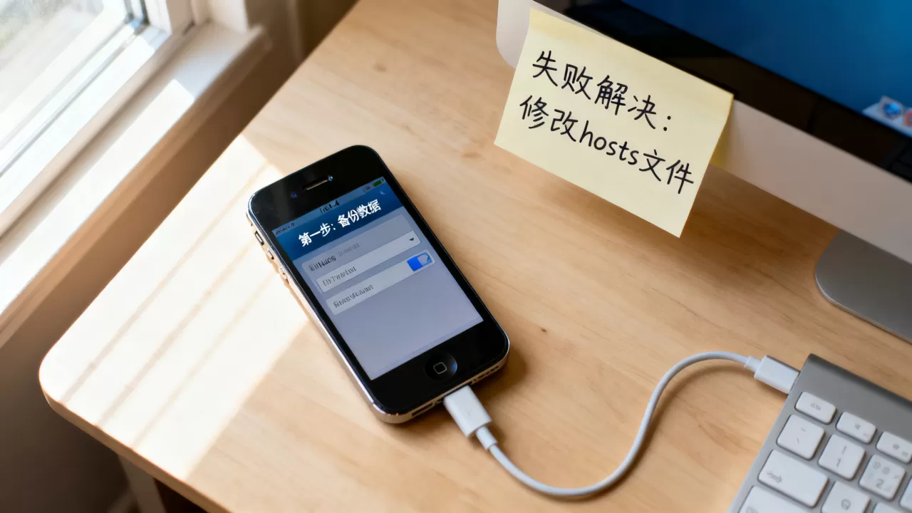 iPhone4平刷6.1.3教程，iPhone4降级6.1.3失败怎么办