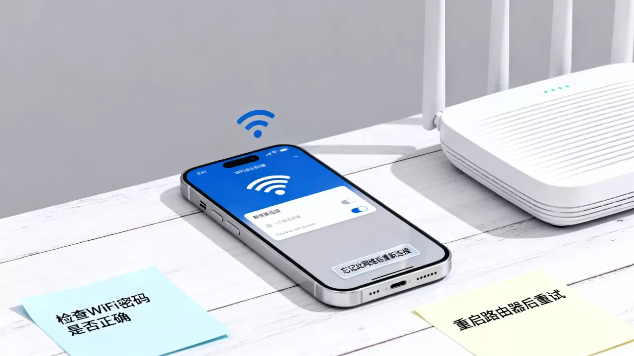 iphone连wifi不能上网怎么办？手机连接WiFi无法上网解决方法