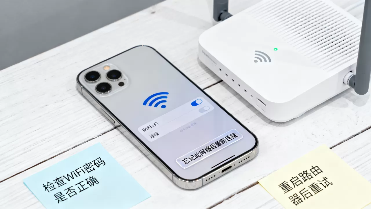 iphone连wifi不能上网怎么办？手机连接WiFi无法上网解决方法