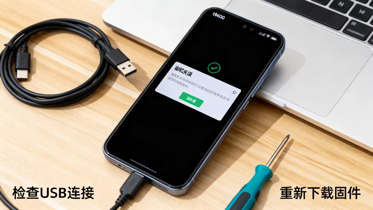 t8600刷机教程失败怎么办，t8600刷机