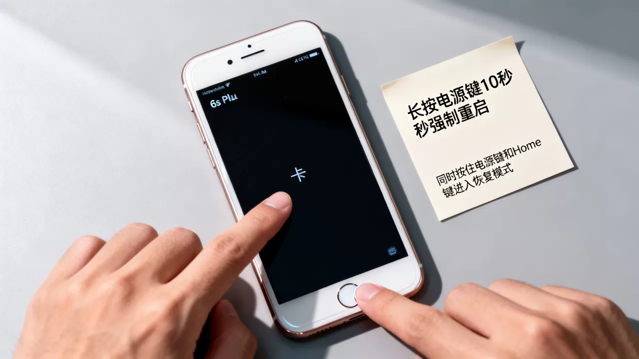 iphone6splus卡屏怎么办，iphone6splus卡屏解决方法