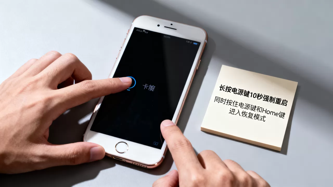 iphone6splus卡屏怎么办，iphone6splus卡屏解决方法