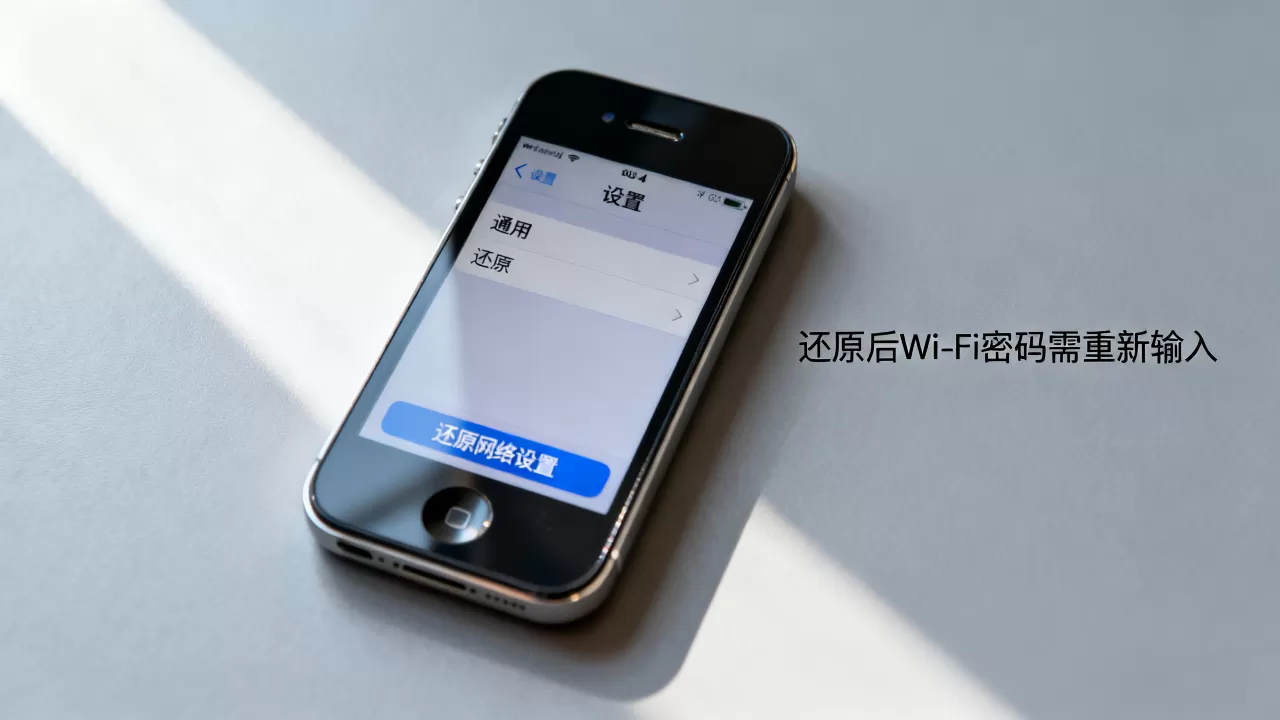 iphone4还原网络设置后Wi-Fi密码丢失怎么办，iphone4还原网络设置