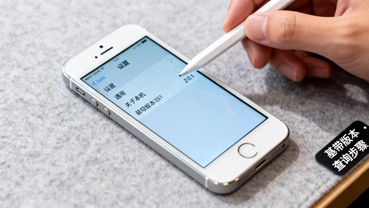 iphone5s基带版本怎么查，iphone5s基带版本