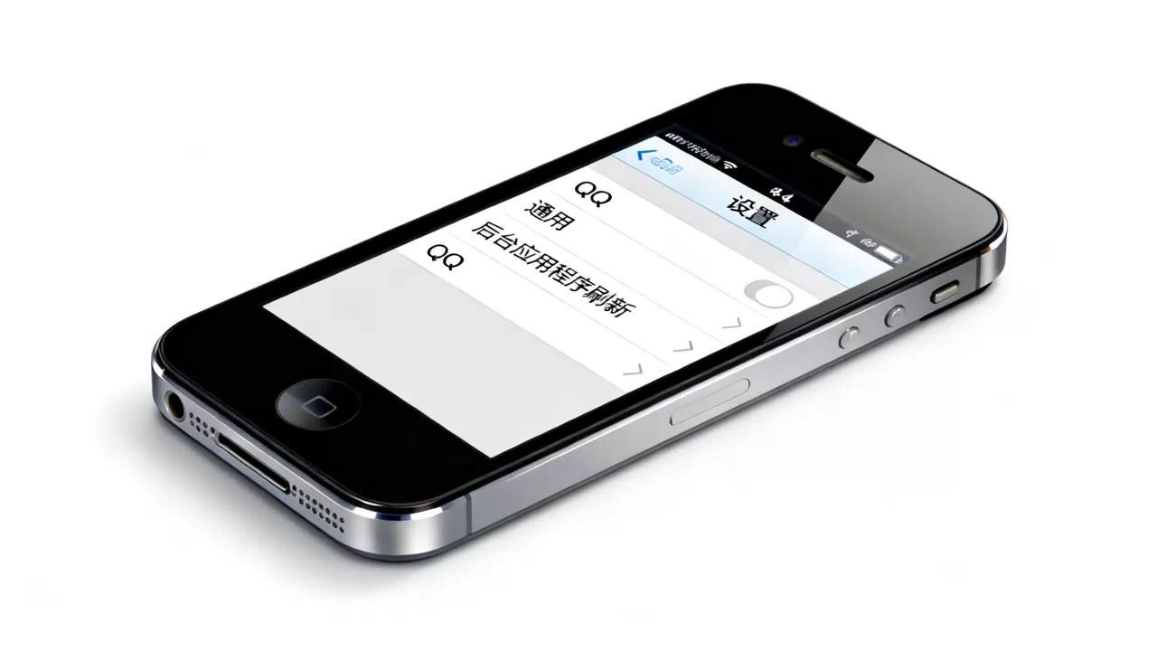 iphone4s qq后台怎么设置，iphone4s qq后台