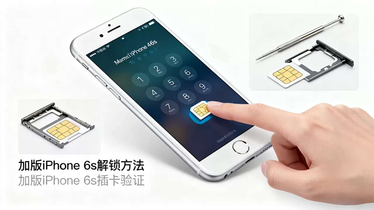 加版iphone6s怎么解锁，加版iphone6s能插卡吗