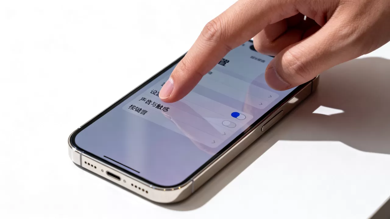 iphone的按键声音怎么关，关闭iphone按键音