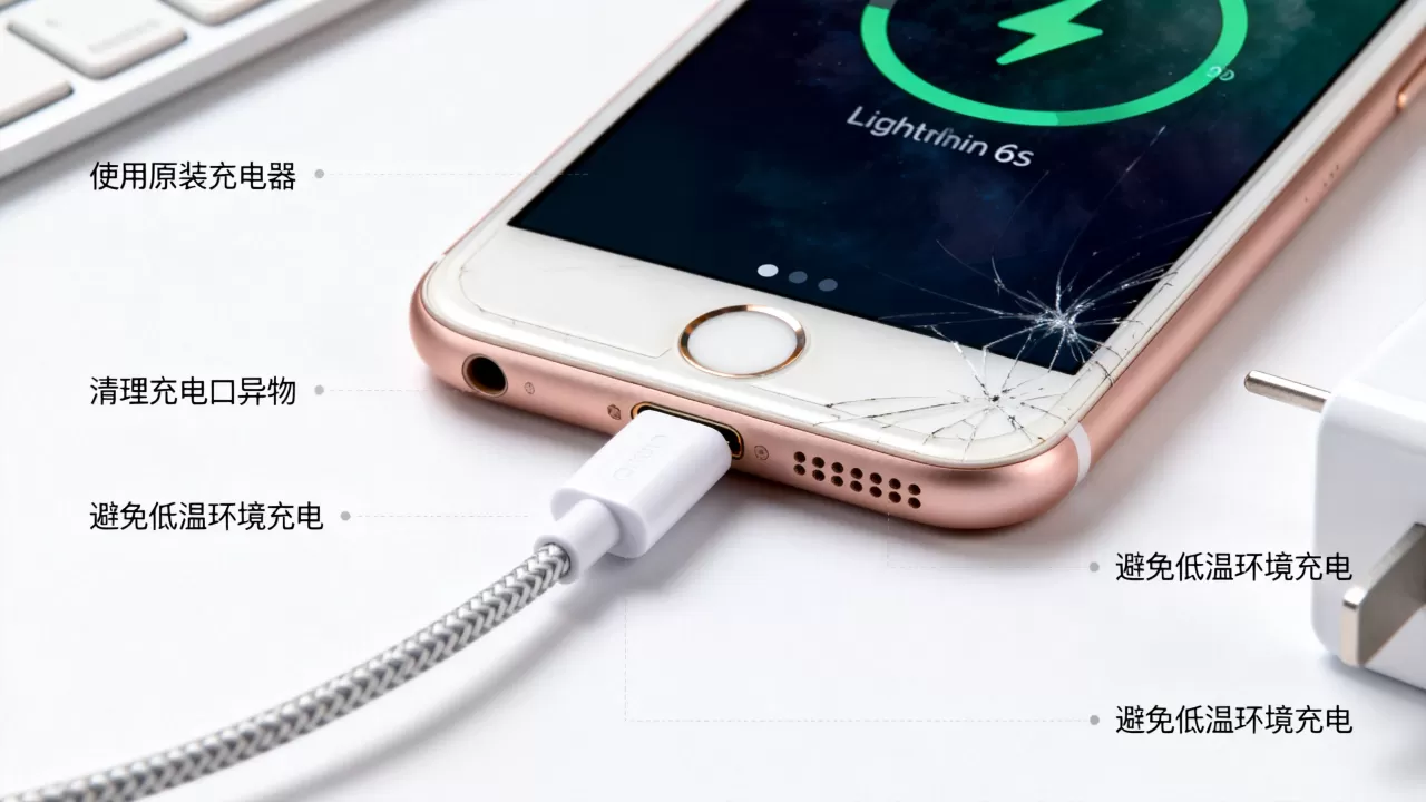 iphone6s快速充电，iphone6s充电慢怎么解决